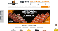 Desktop Screenshot of basketballdirekt.de