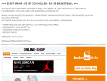 Tablet Screenshot of basketballdirekt.at